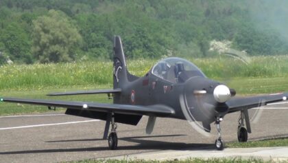 Embraer EMB 312 Tucano Brasil and French Turbine Propeller RC