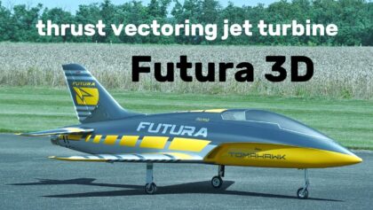 Futura 3D TOMAHAWK | thrust vectoring jet turbine | 4K