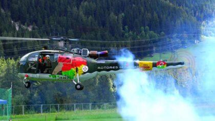 GIANT AND SCALE TURBINE RC ALOUETTE III AEROSPATIALE FORCA AREA