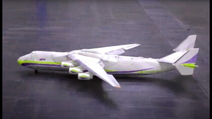 HUGE ANTONOV AN 225 MRIYA SUPER LIGHTWEIGHT RC INDOOR FLIGHT
