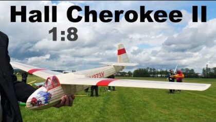 Hall Cherokee II | mini scale (1/8) RC glider |