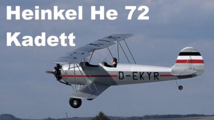 Heinkel He 72 Kadett, giant scale RC biplane, 2018