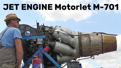 JET ENGINE Motorlet M-701 | 4K | Airshow Breclav 2024