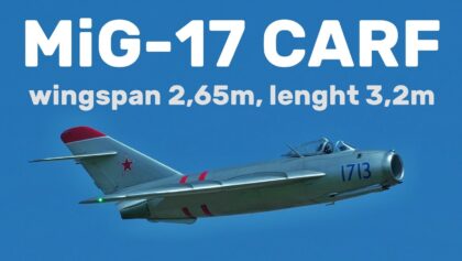 MiG-17 CARF | giant scale jet turbine RC model |