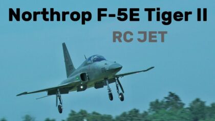 Northrop F-5E Tiger II CMJETS | giant scale jet turbine