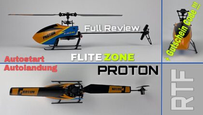 PICHLER FLITEZONE PROTON RTF – ANFÄNGERHELI MIT AUTOSTART- UND LANDEFUNKTION!