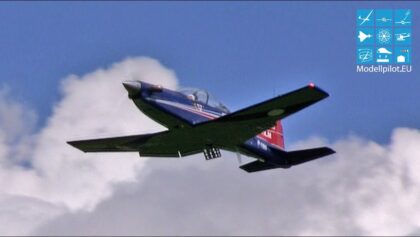 PILATUS PC 7 MK II TURBOPROP RC AEROBATIC FLIGHT MARTIN
