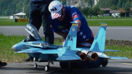 RC Turbine Jet F-15 Eagle Fighter TEAM USA JWM Meiringen/Switzerland