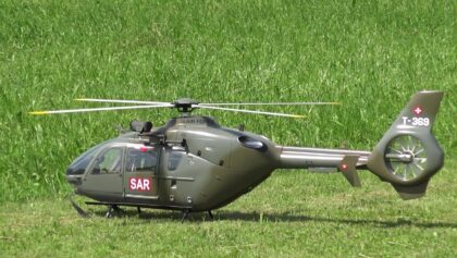 SWISS AIR FORCE EC635 SCALE RC HELICOPTER MODEL