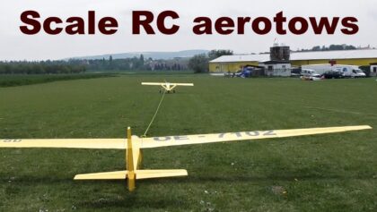 Scale RC glider aerotows Syrovice 2019