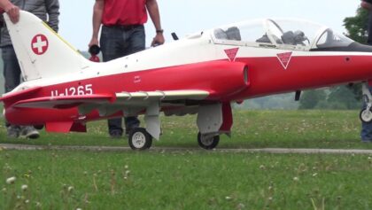 Swiss Air Force BAe Hawk MK66 Scale Turbine RC Jet