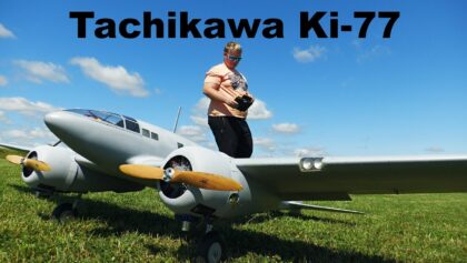 Tachikawa Ki-77 | giant scale twin engine RC airplane |