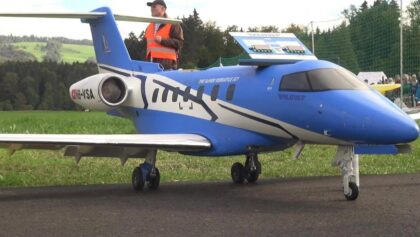 WORLD FIRST PC-24 PILATUS PRIVAT JET RC TURBINE SCALE MODEL