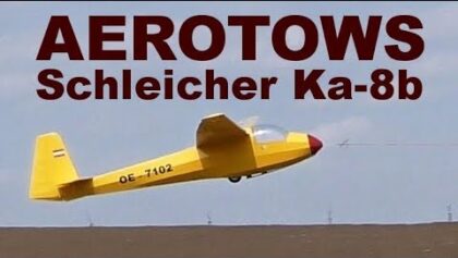 Aerotow RC models Piper J-3 Cub + Schleicher Ka-8b, 2020