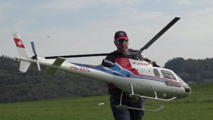 Air Grischa RC Helicopter Turbine Scale Model Ecureuil AS350