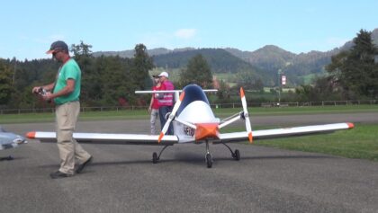 Amazing Aerobatics Cri Cri Experimental RC Scale Prop Model Airplane