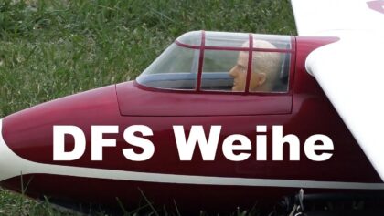 DFS Weihe, scale RC glider, ModellStudio CZ, 2019