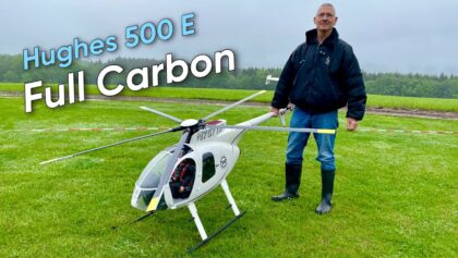 Full Carbon XL RC Hughes 500 E from Witte Helicopter