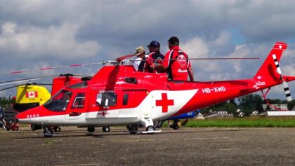GIANT TURBINE RC SCALE HELICOPTER MODEL AGUSTA AW109K2