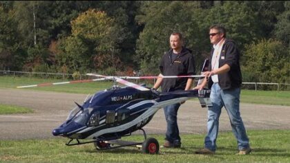 GlobalRanger Bell 429 huge Turbine Model RC Helicopter Hausen 2015