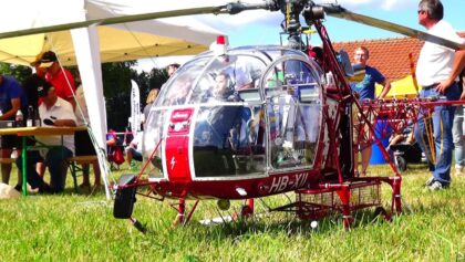 Incredible 18 Foot RC Scale turbine Helicopter World biggest LAMA