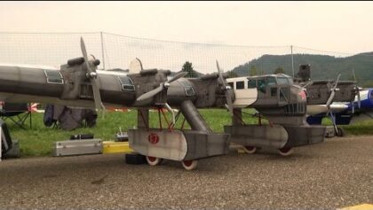 Kalinin K-7 Калинин К-7 huge RC Model Airplane scratch built