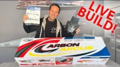 LIVE BUILD! CARBON ARCUS F3A BIPLANE