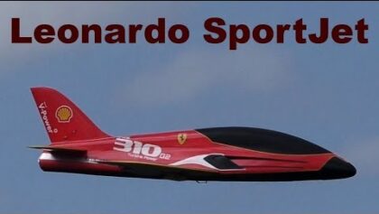 Leonardo SportJet 4.0, XXL jet turbine powered RC model, Nesvacily