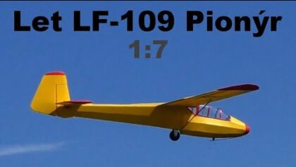 Let LF-109 Pionyr | mini scale (1:7) RC glider |