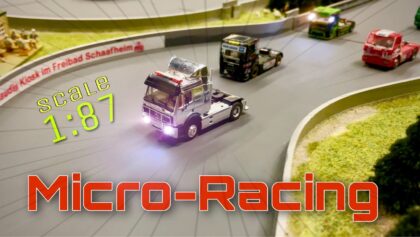 Micro Truck Rennen im Maßstab 1:87 | Intermodellbau Dortmund 2021