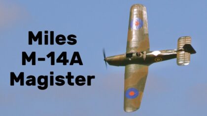 Miles M-14A Magister | 4K | Airshow Breclav 2024