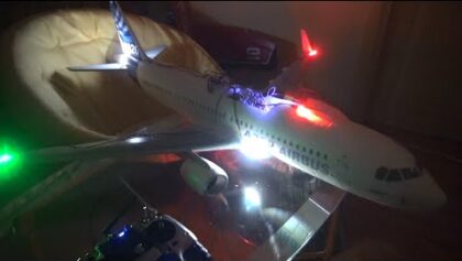 My New R/C Project EDF A-320 changeable light System