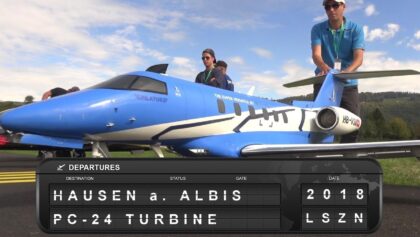 PC-24 R/C SCALE AIRPLANE TWIN-TURBINE POWERD PILATUS BUSINESS JET