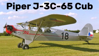 Piper J-3C-65 Cub | 4K | Airshow Breclav 2024