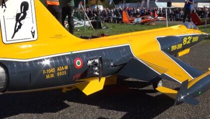 R/C Starfighter F-104S-ASA/M turbine Model Jet by Roger Knobel Design