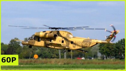 STUNNING XL RC SCALE MH53 TURBINE HELICOPTER FLIGHT DEMONSTRATION