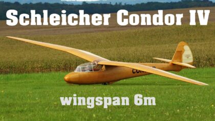 Schleicher Condor IV | 6m giant scale RC glider |