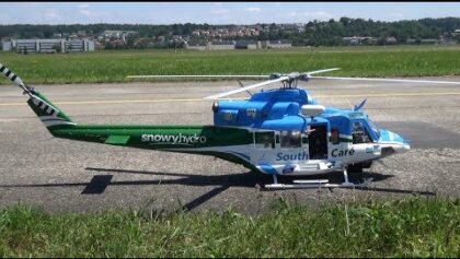 Snowy Hydro SouthCare Bell 412 Scale RC Model Helicopter Aero-Medical