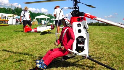 Specialy RC Copter Hiller One-Man Rotorcycle XROE-1 Ultralight