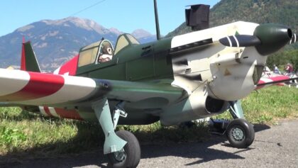 Swiss Army Morane-Saulnier D-3801 J-276 SUPER SCALE RC MODEL AIRPLANE