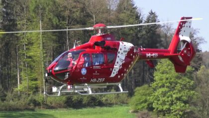 Switzerland Mountain Rescue RC Helicopter EC-135 Turbine Scale Air Zermatt