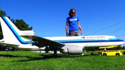 Unbelievable EASTERN Lockheed TriStar L-1011 Huge RC Turbine model Airliner