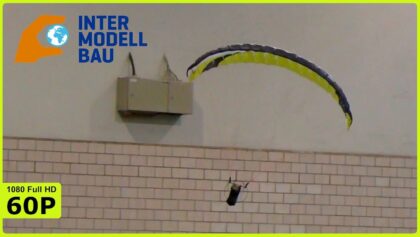 XL RC SCALE PARAGLIDER ACROBATIC INDOOR FLIGHT – INTERMODELLBAU DORTMUND