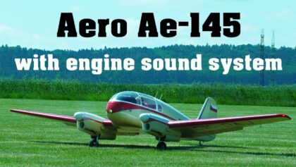 Aero Ae-145 | scale RC aircraft with engine sound system