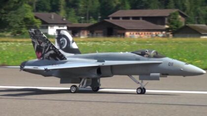F/A-18 STAFFEL 11 RC TURBINE SCALE MODEL JET AND MORANE