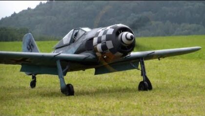 Focke Wulf FW190 WWII RC SCALE MODEL AIRPLANE FANTASTIC SOUND