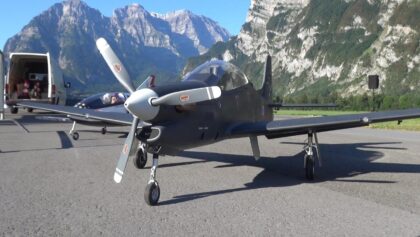 French Air Force Embraer EMB-312 RC Scale Model Airplane Turbine