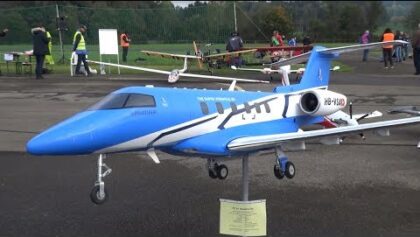 HAUSEN BIGGEST RC EVENT SWITZERLAND NEW PC-24 BUSINESS JET,SR-71 BLACKBIRD