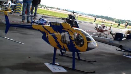 Huge MD Scale R/C Helicopter Roban MD500E Swiss Heli Challenge