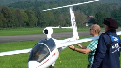 Huge Turbine powered R/C Sailplane over 8 meter wingspan !!